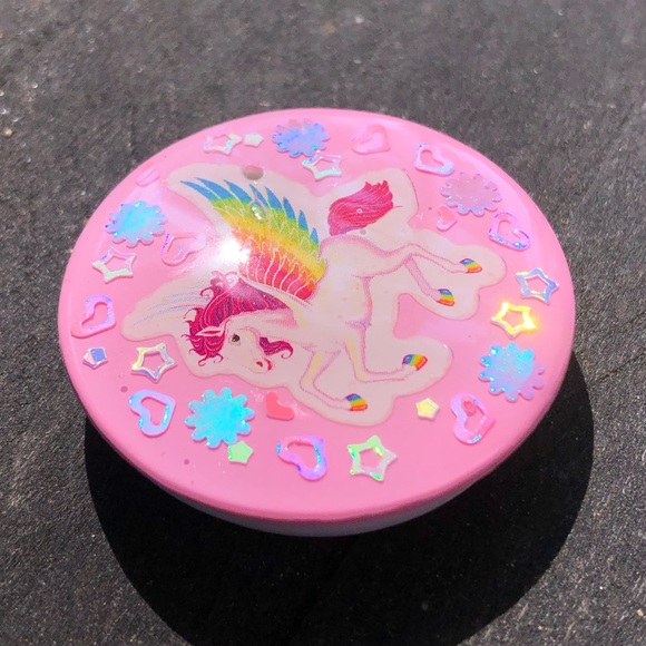 Handmade Kawaii Lisa Frank Pegasus Phone Grip - Picture 1 of 12